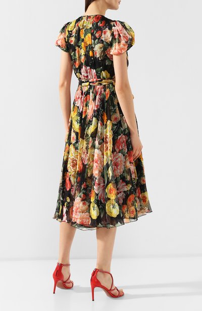 Шелковое платье DOLCE & GABBANA, арт. F6904T/HS1W1, фото 4
