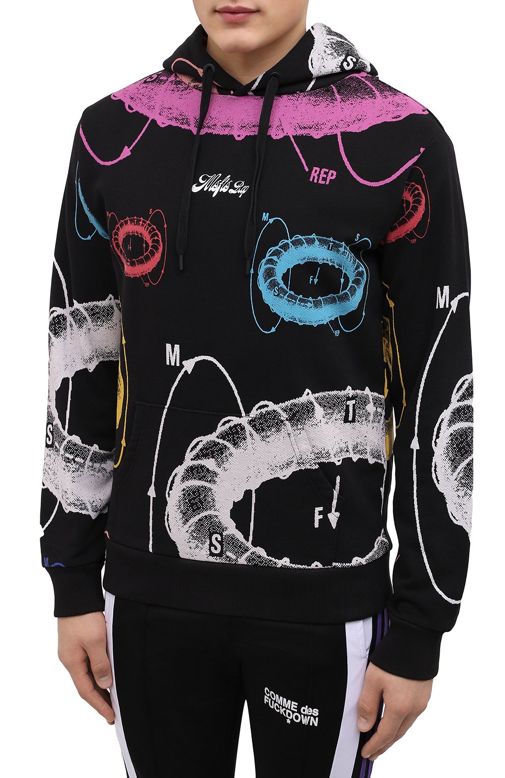 Хлопковое худи MSFTSREP, арт. 31MSFM35/218781, фото 3