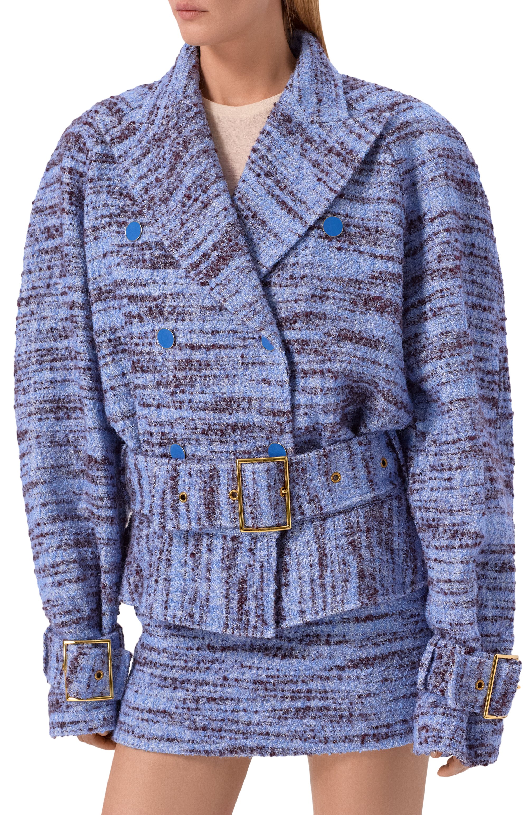 Твидовое полупальто ROWEN ROSE, арт. C0AT_RR164_XS/TWEED, фото 3