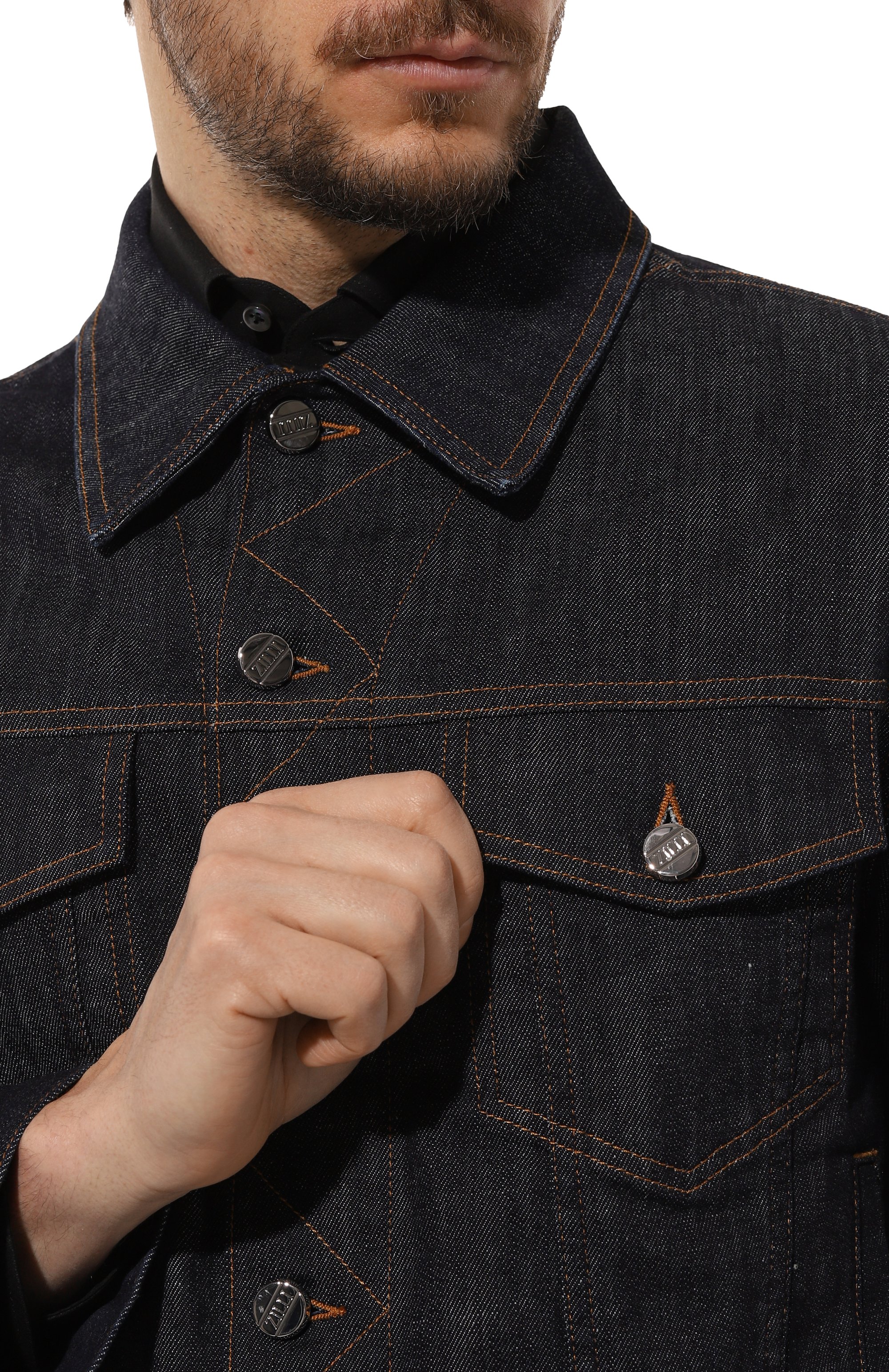 Джинсовая куртка ZILLI, арт. JPKB01M010370001B, фото 5