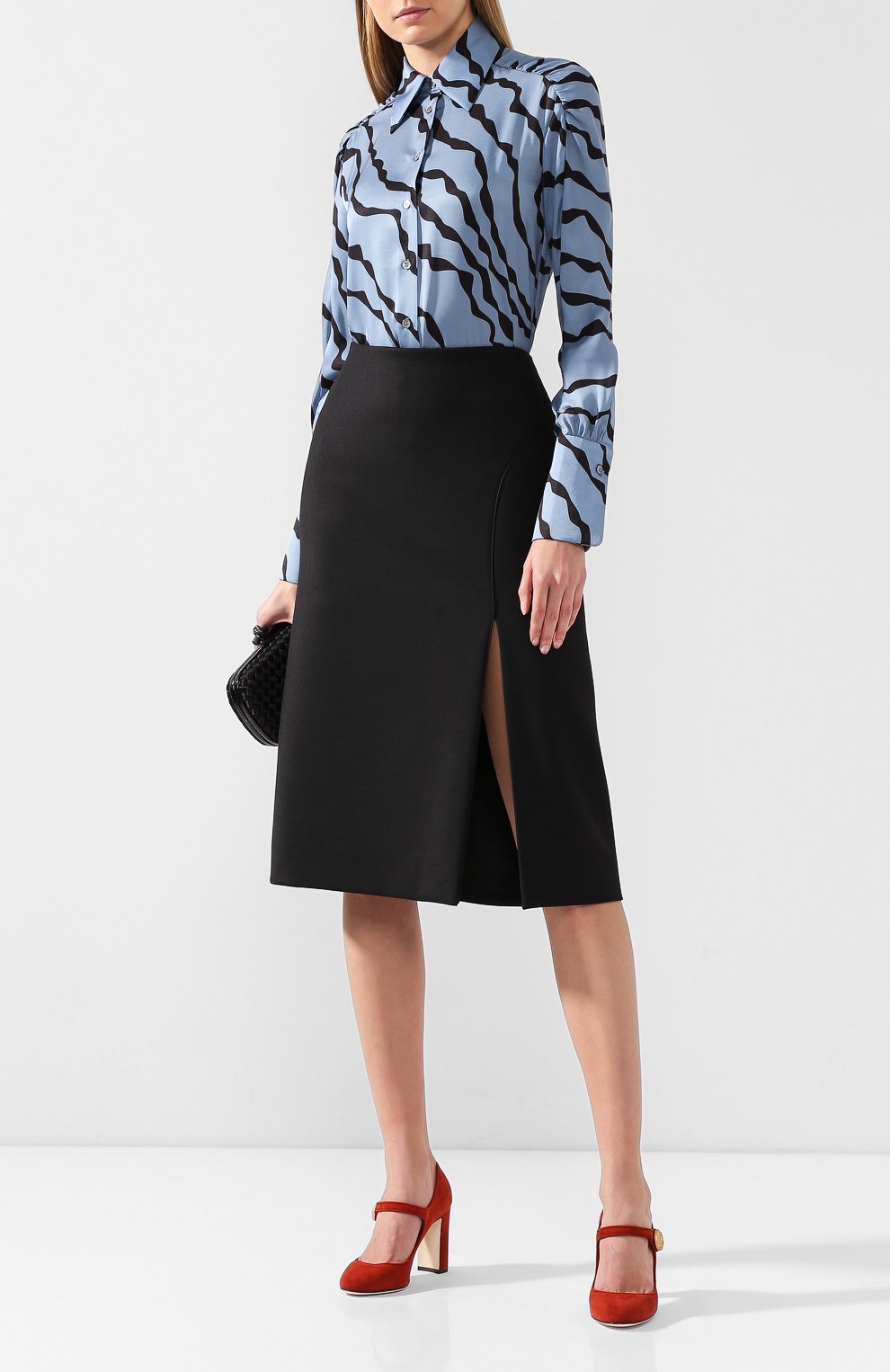 Замшевые туфли mary jane vally  DOLCE & GABBANA, арт. CD0883/A1275, фото 2