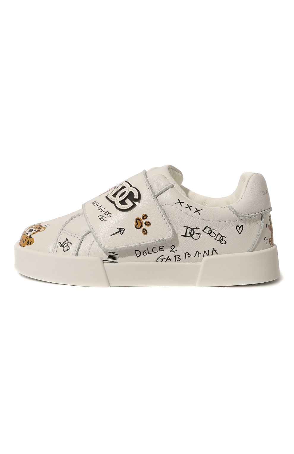 Кожаные кеды DOLCE & GABBANA, арт. DN0143/AA341, фото 2