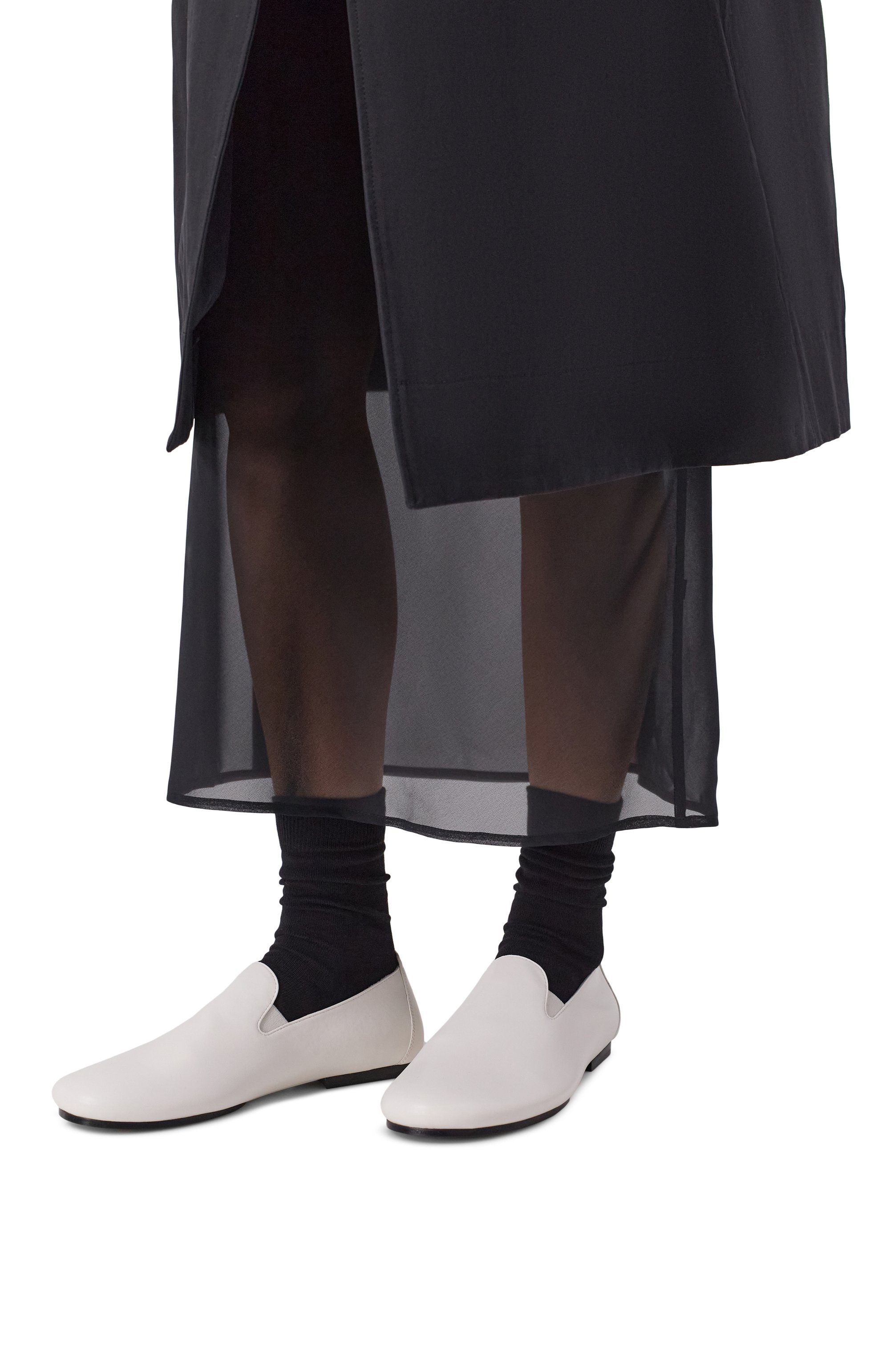 Кожаные лоферы rocco BOTTEGA VENETA белого цвета по цене 117500 руб., арт. 867837/VBSD0, фото 2 Кожаные лоферы rocco BOTTEGA VENETA, арт. 867837/VBSD0, фото 2