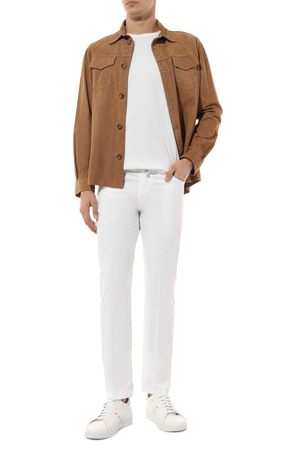 Хлопковые брюки KITON, арт. UPNJSK0600D, фото 2