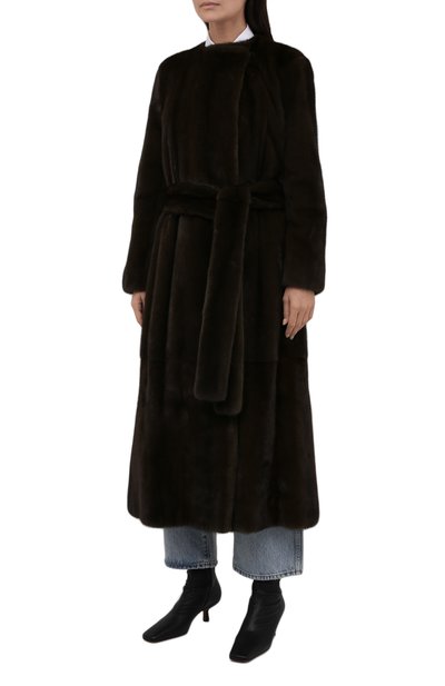 Шуба из меха норки THE ROW, арт. 5401R34, фото 3