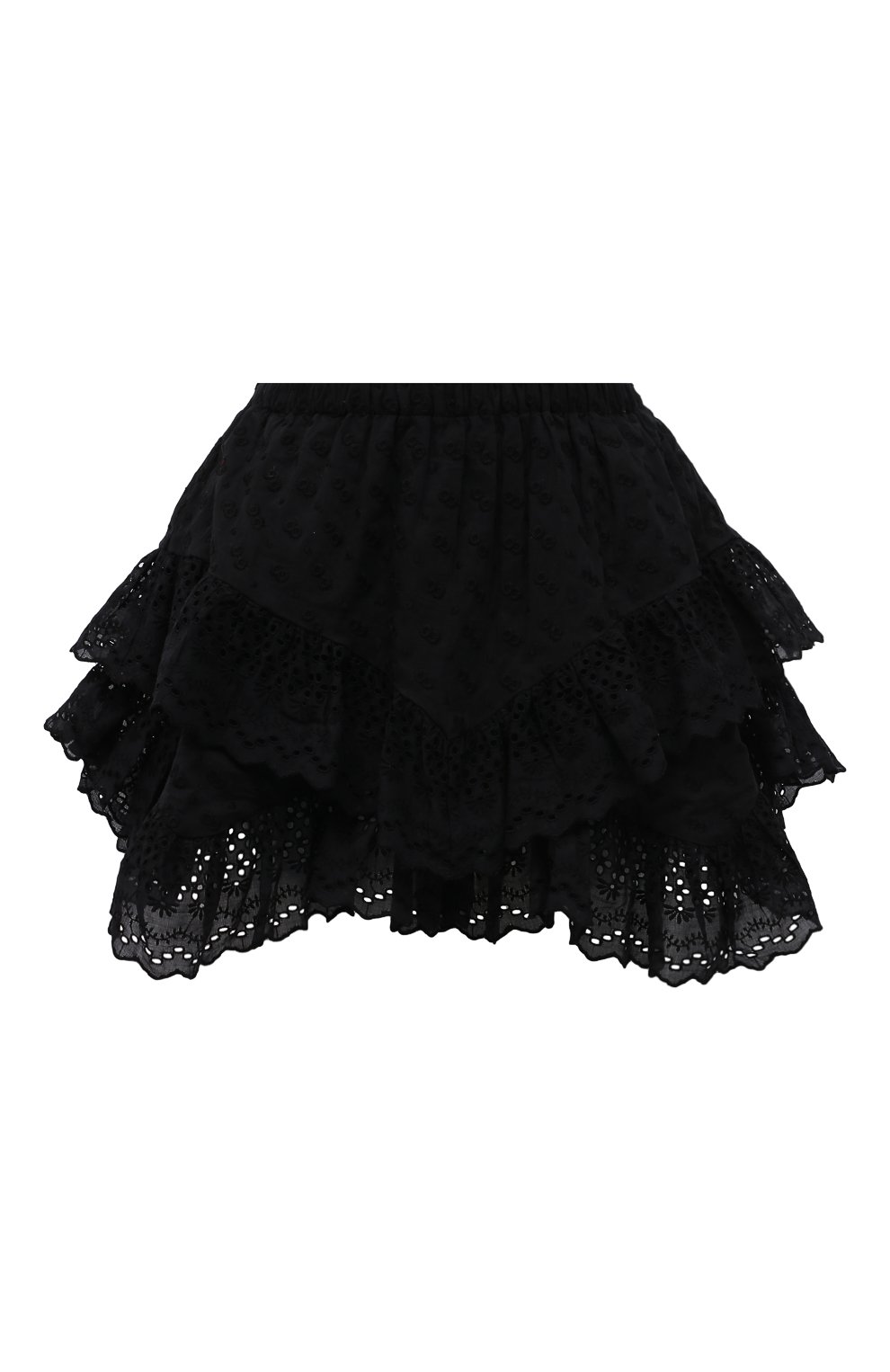 Хлопковые шорты ISABEL MARANT ETOILE черного цвета по цене 32550 руб., арт. SH0388-21P032E/TE0CADIA, фото 1 Хлопковые шорты ISABEL MARANT ETOILE, арт. SH0388-21P032E/TE0CADIA, фото 1