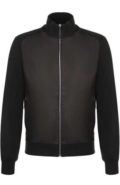 Куртка-бомбер из кожи и кашемира ANDREA CAMPAGNA, арт. 89200E11S2600, фото 1