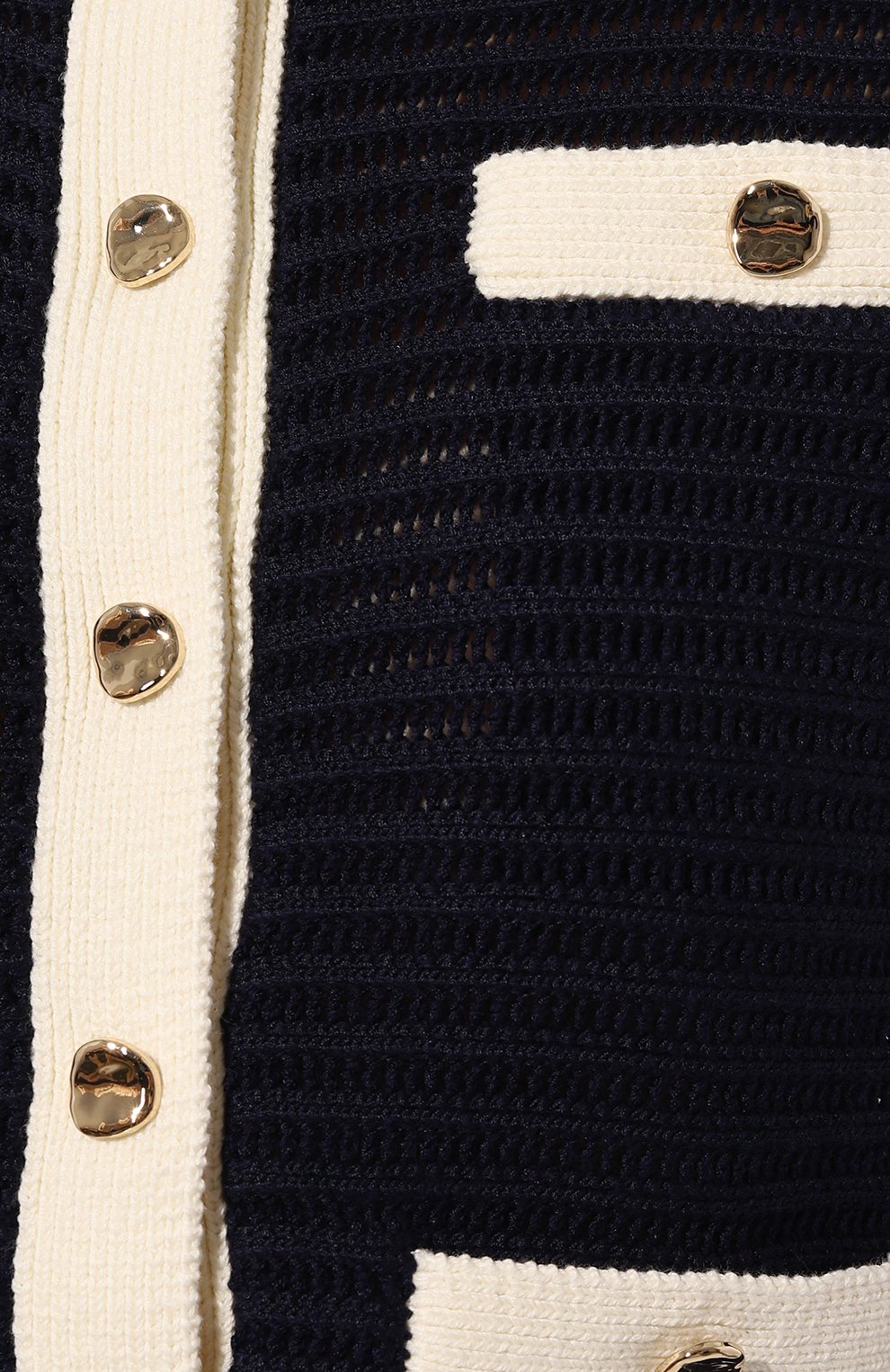 Кардиган из хлопка и вискозы SELF-PORTRAIT, арт. PF24-131J-BL, фото 5