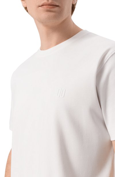 Хлопковая футболка DUNO белого цвета по цене 11100 руб., арт. DUARTE/FAR0, фото 5 Хлопковая футболка DUNO, арт. DUARTE/FAR0, фото 5