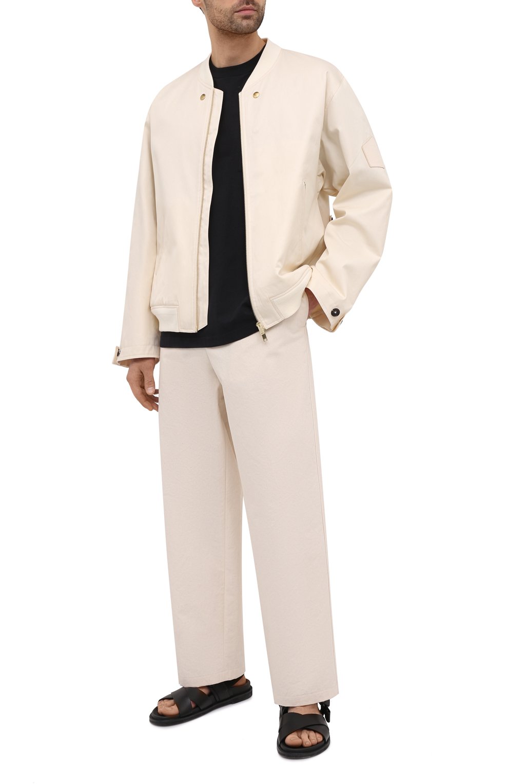 Хлопковые брюки JIL SANDER, арт. JPUS310805-MS242600, фото 2