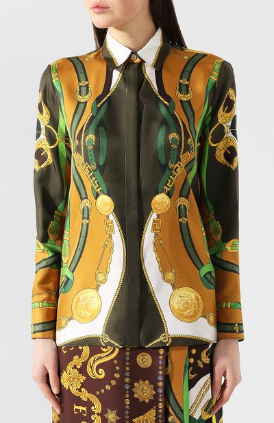 Шелковая рубашка VERSACE, арт. A82662/A233263, фото 3