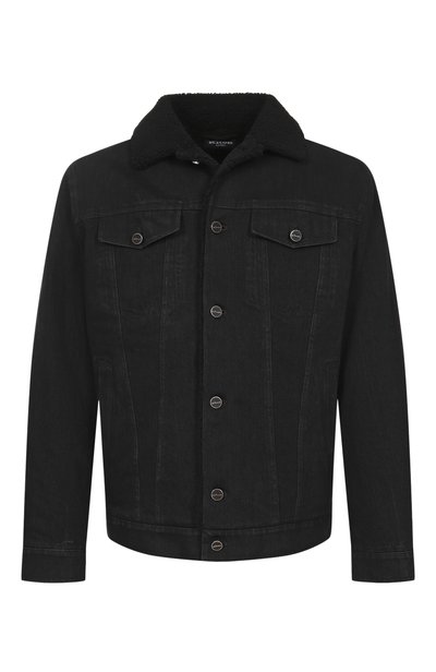 Мужская джинсовая куртка с подкладкой из овчины KITON, арт. UW2280SV0402F
