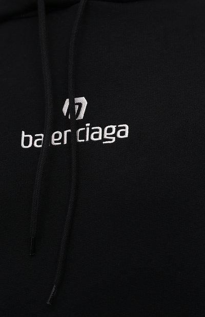 Хлопковое худи BALENCIAGA, арт. 578135/TJVE1, фото 5