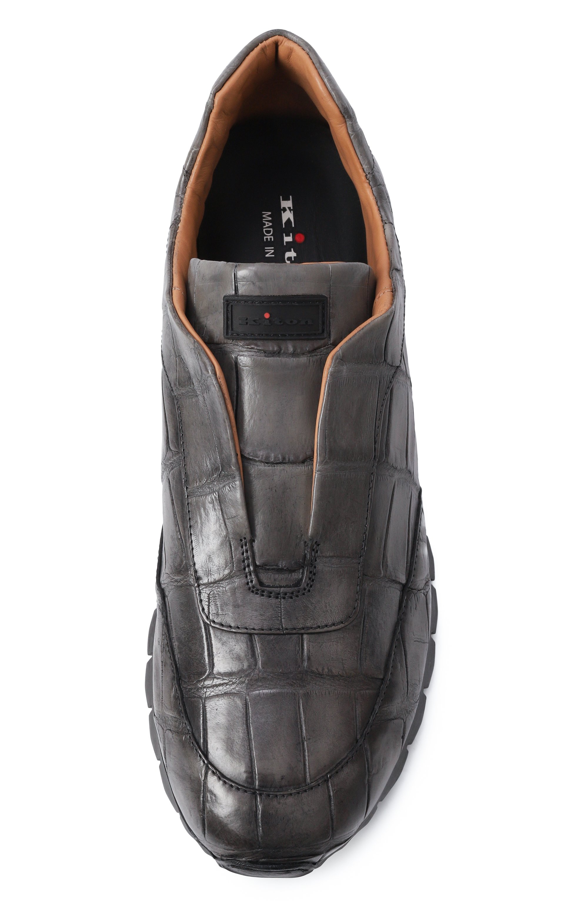 Кроссовки из кожи аллигатора KITON, арт. USSA107N0010220000, фото 6