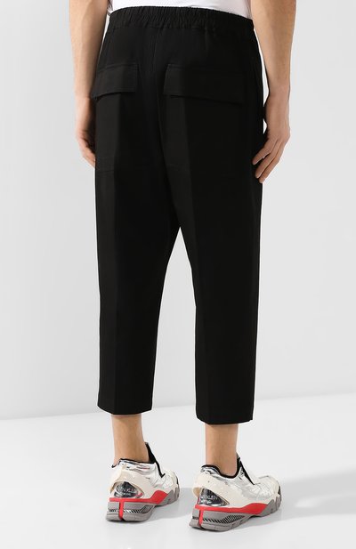 Укороченные брюки из хлопка RICK OWENS, арт. RU19S2395/TE, фото 4