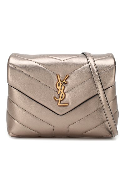 Сумка monogram loulou toy SAINT LAURENT серебряного цвета по цене 180500 руб., арт. 467072/09E27, фото 5 Сумка monogram loulou toy SAINT LAURENT, арт. 467072/09E27, фото 5