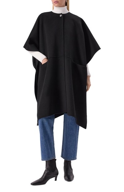 Шерстяной кейп TOTEME, арт. 251-WR04321-FB0006, фото 3