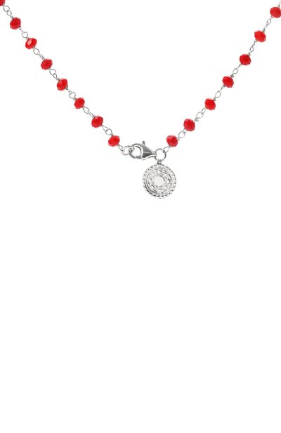 Колье сердце DZHANELLI красного цвета по цене 193600 руб., арт. 00338, фото 4 Колье сердце DZHANELLI, арт. 00338, фото 4