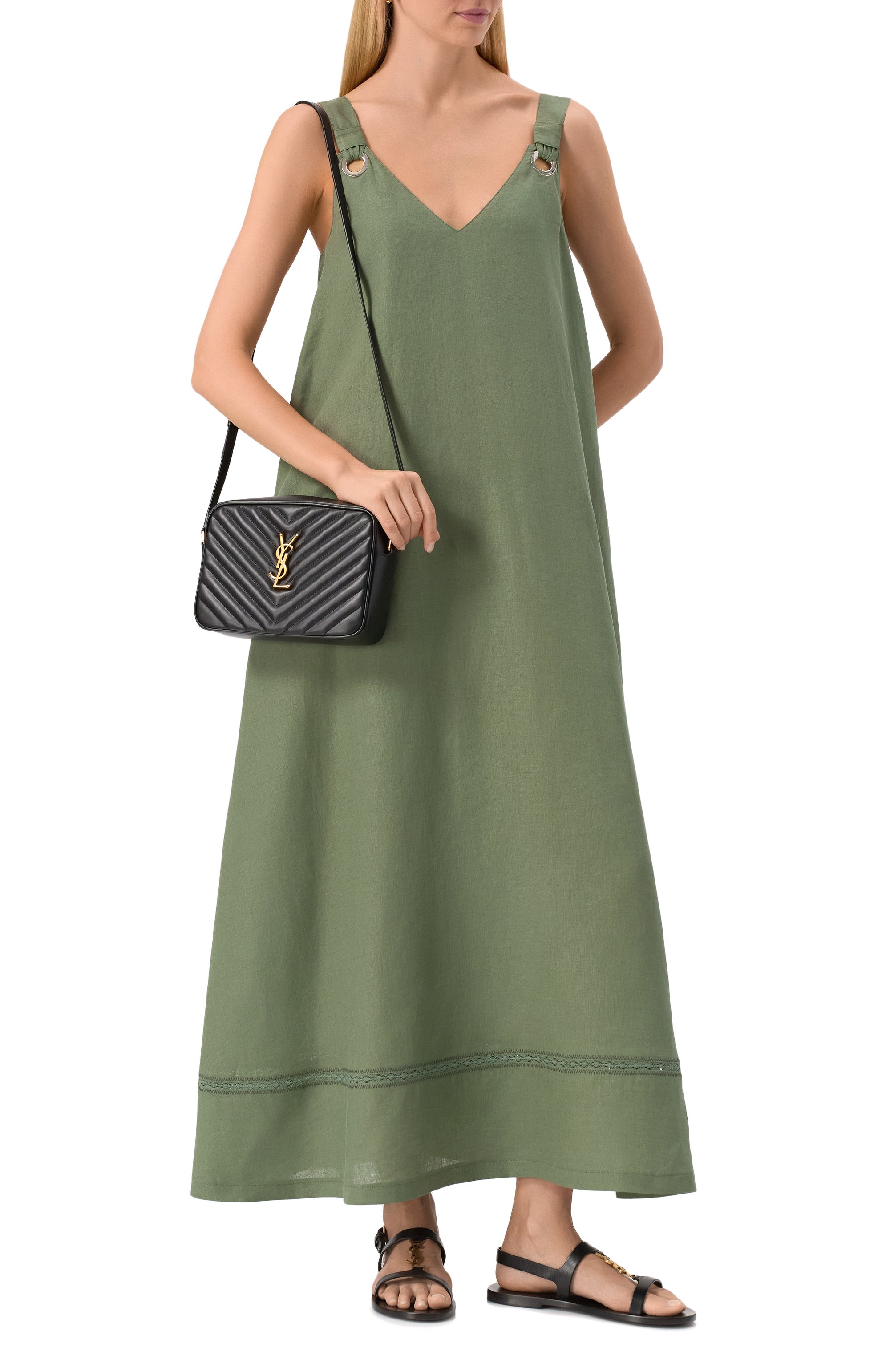 Сумка lou SAINT LAURENT черного цвета по цене 229500 руб., арт. 761554/DV707, фото 3 Сумка lou SAINT LAURENT, арт. 761554/DV707, фото 3