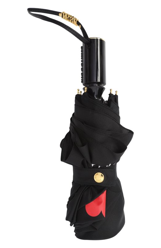 Складной зонт Moschino 8956-0PENCL0SE Чёрный  8956-0PENCL0SE Фото 3