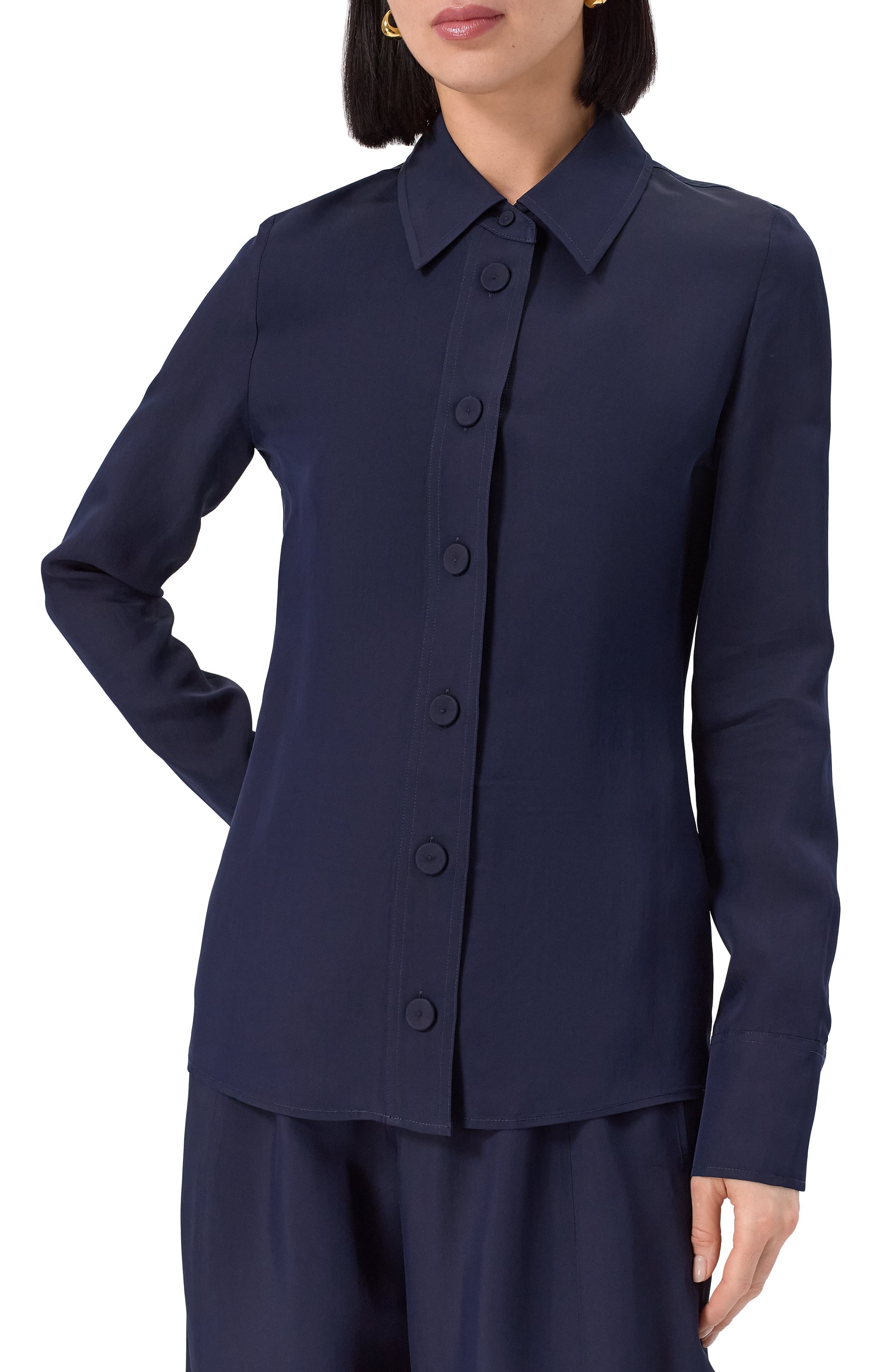 Рубашка из вискозы и шелка CO, арт. 1239DVST-PS25, фото 3