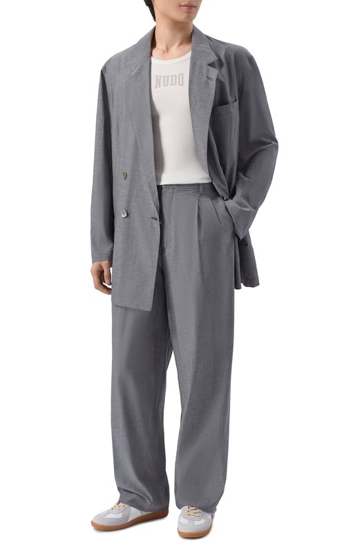 Хлопковые брюки Magliano MGSS26PA01012 Серый  MGSS26PA01012 Фото 2