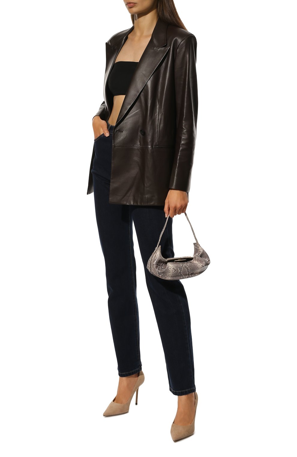 Замшевые туфли love 100 JIMMY CHOO, арт. L0VE 100/BWJ, фото 2