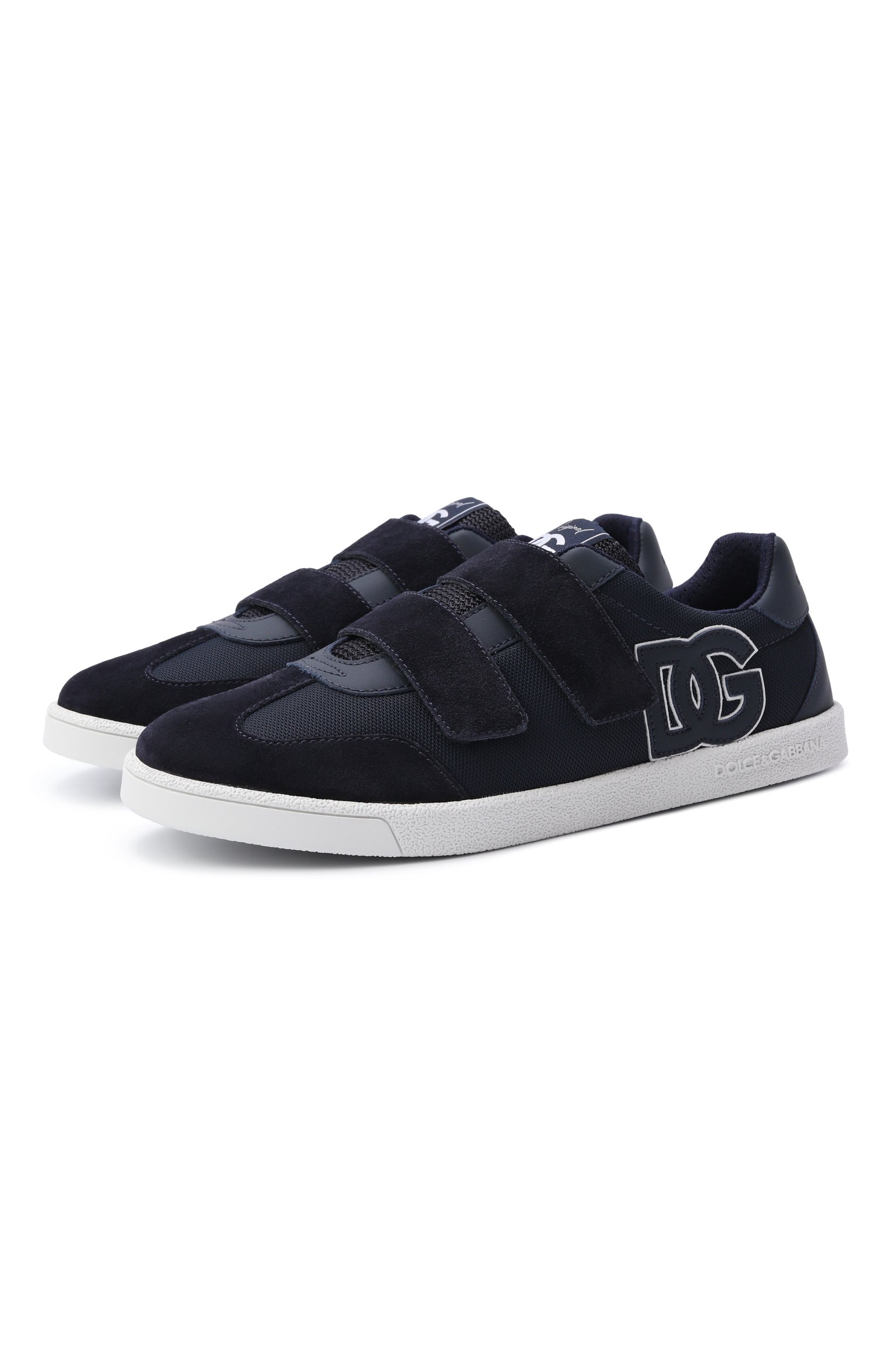 Кеды dg original DOLCE & GABBANA темно-синего цвета по цене 45300 руб., арт. DA5254/A4278/37-39, фото 1 Кеды dg original DOLCE & GABBANA, арт. DA5254/A4278/37-39, фото 1