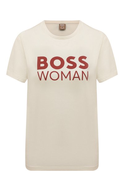 Женская хлопковая футболка BOSS, арт. 50468738