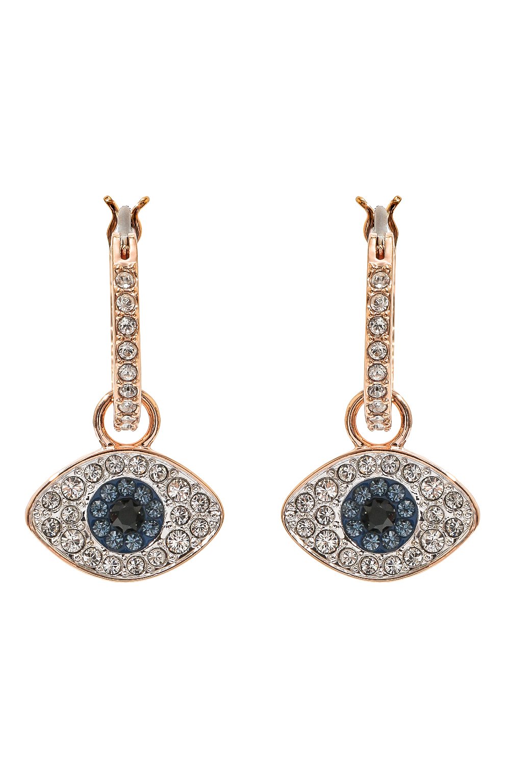 Серьги duo evil eye SWAROVSKI золотого цвета по цене 11400 руб., арт. 5425857, фото 1 Серьги duo evil eye SWAROVSKI, арт. 5425857, фото 1
