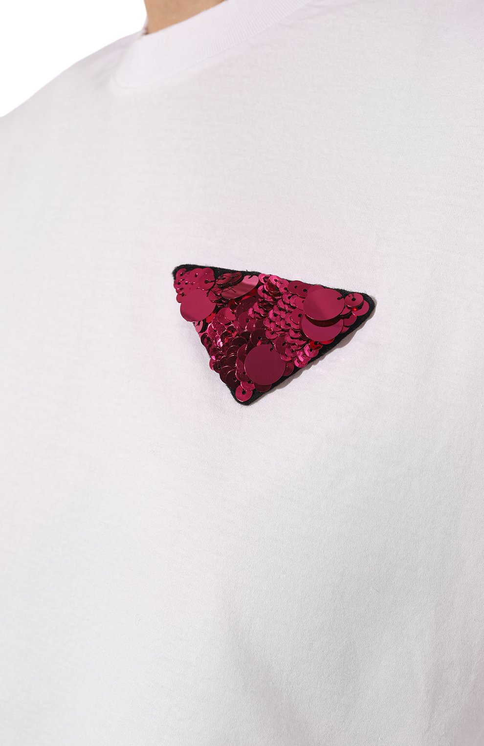 Хлопковая футболка PRADA, арт. 3560AR-1ZVO-F0JUJ-212, фото 5