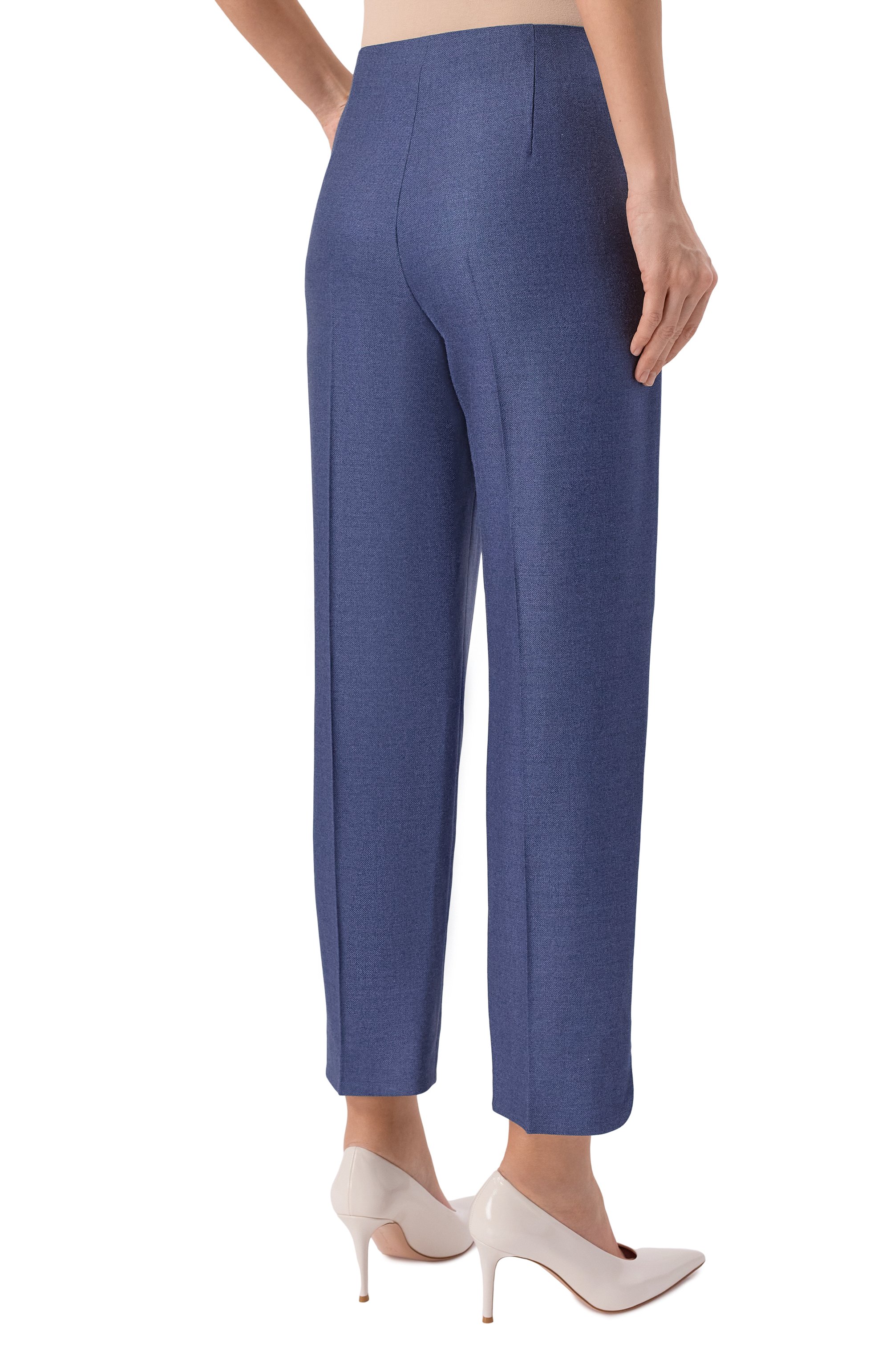 Брюки из шелка и шерсти GIORGIO ARMANI, арт. GW003740/TE20034, фото 4