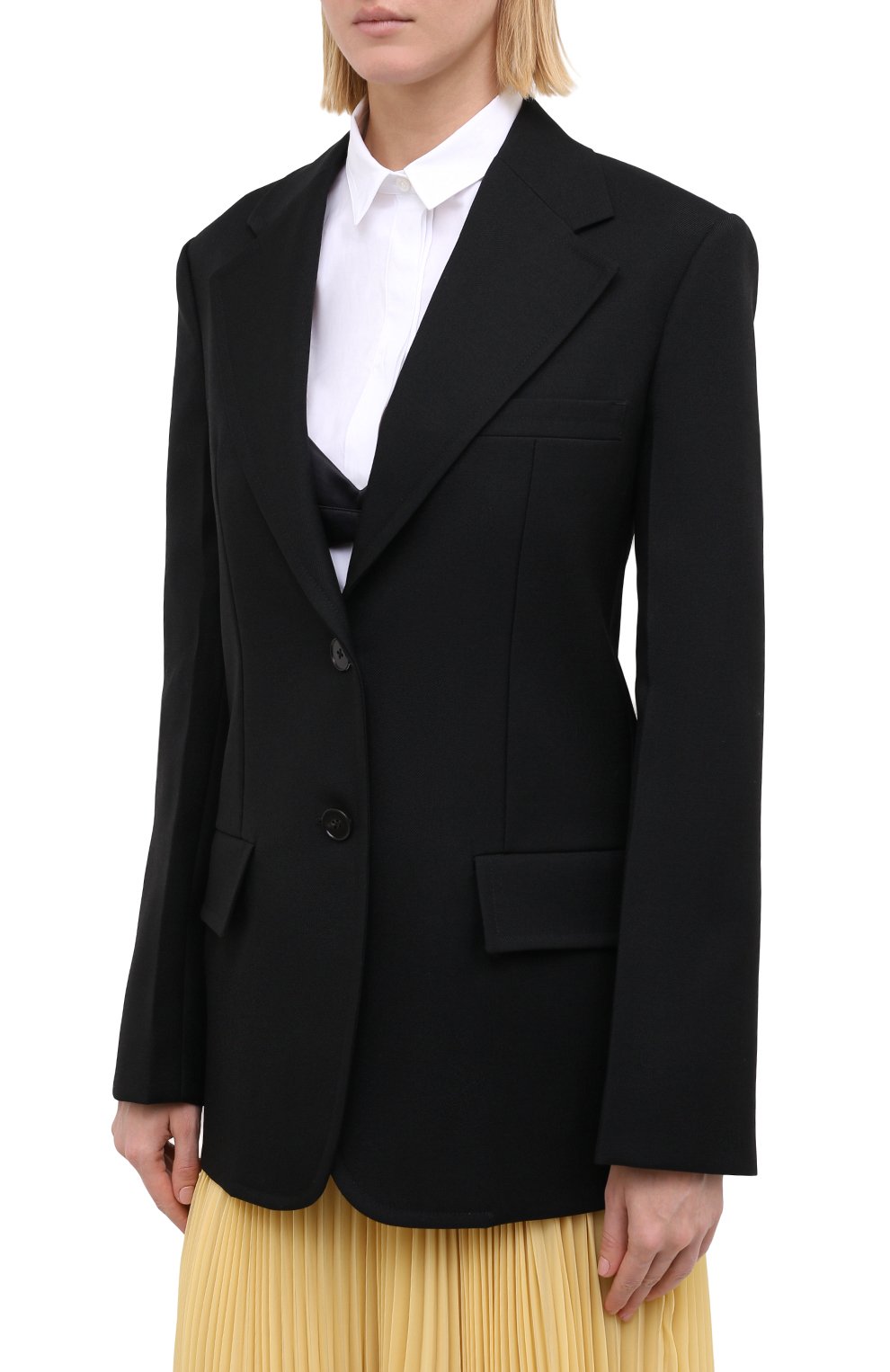 Шерстяной жакет JIL SANDER, арт. JSPR130011-WR201000, фото 4