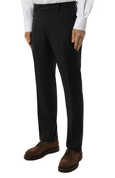 Шерстяные брюки BERWICH темно-серого цвета по цене 31450 руб., арт. SC/1 ALC/RD5470, фото 3 Шерстяные брюки BERWICH, арт. SC/1 ALC/RD5470, фото 3