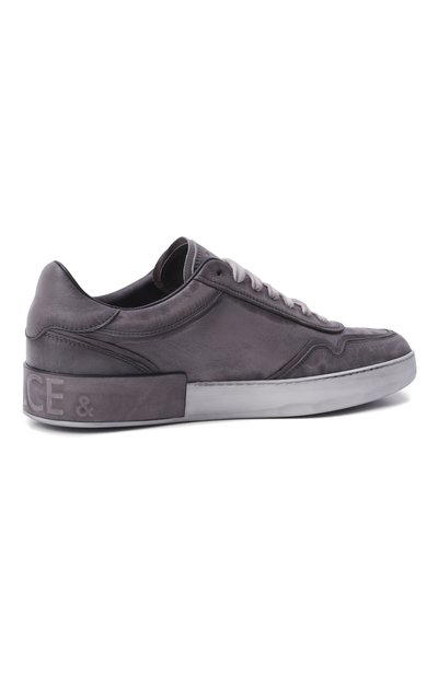 Кожаные кеды portofino DOLCE & GABBANA серого цвета по цене 89950 руб., арт. CS2378/AW467, фото 5 Кожаные кеды portofino DOLCE & GABBANA, арт. CS2378/AW467, фото 5