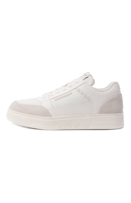 Комбинированные кеды Emporio Armani EM004836/AF24321 Белый  EM004836/AF24321 Фото 3
