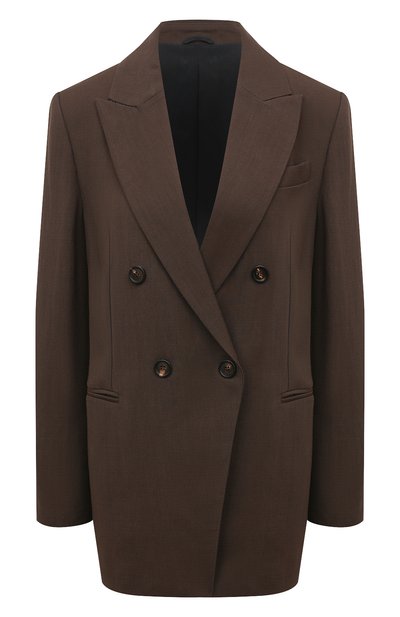 Женский жакет из вискозы и льна BRUNELLO CUCINELLI, арт. MH1262311