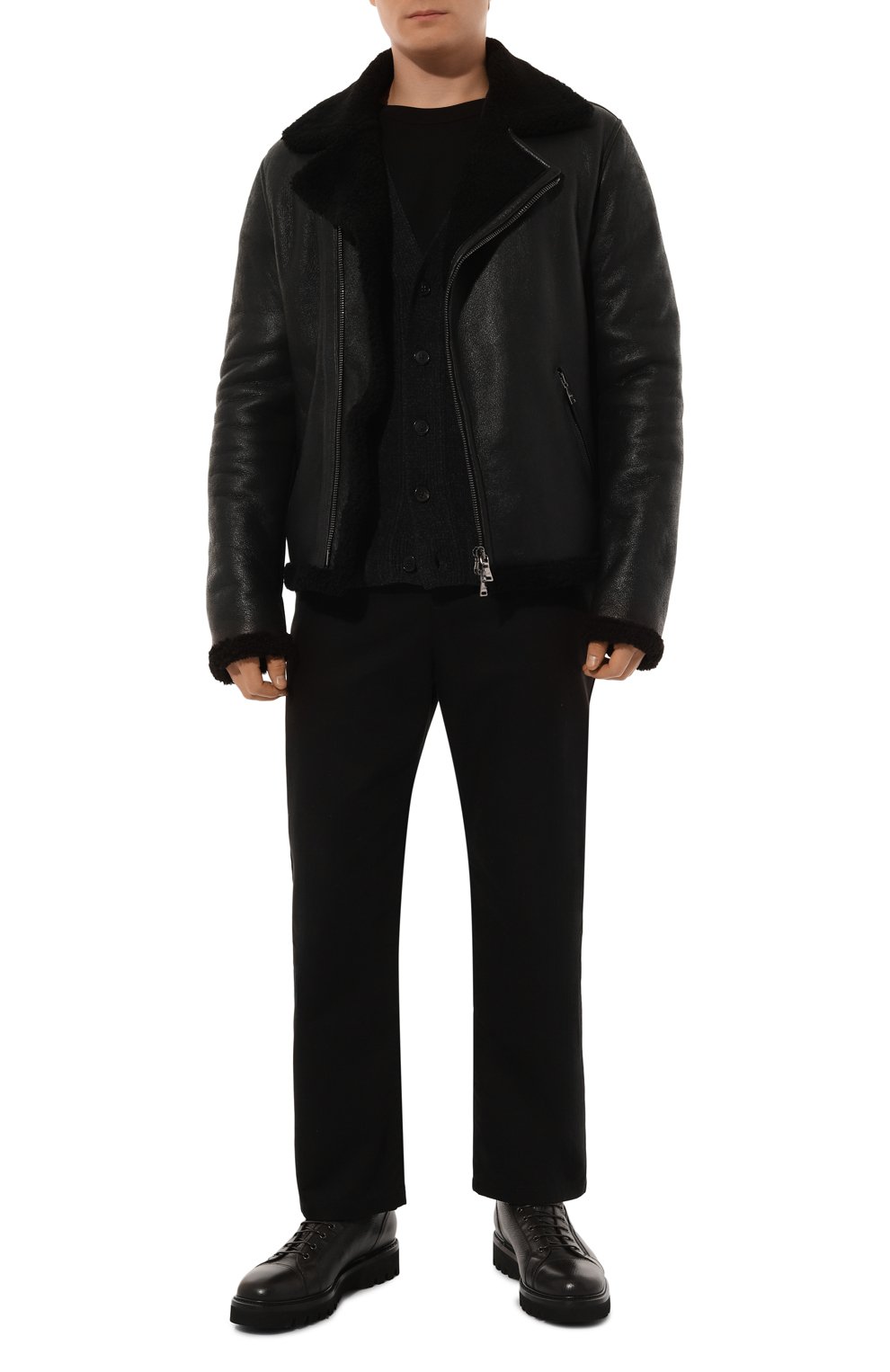 Кожаные ботинки W.GIBBS, арт. 0672001/CERV0 VACCHETTA FUR, фото 2