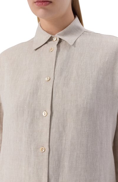 Льняная рубашка AGNONA, арт. TD0901/U3039, фото 5