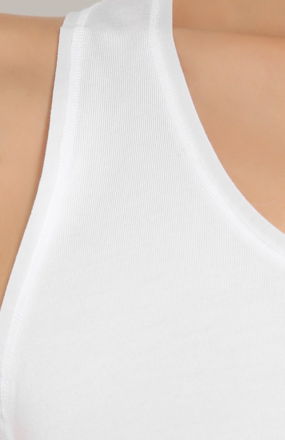 Майка из смеси хлопка и вискозы LA PERLA белого цвета по цене 8865 руб., арт. 0020325, фото 5 Майка из смеси хлопка и вискозы LA PERLA, арт. 0020325, фото 5