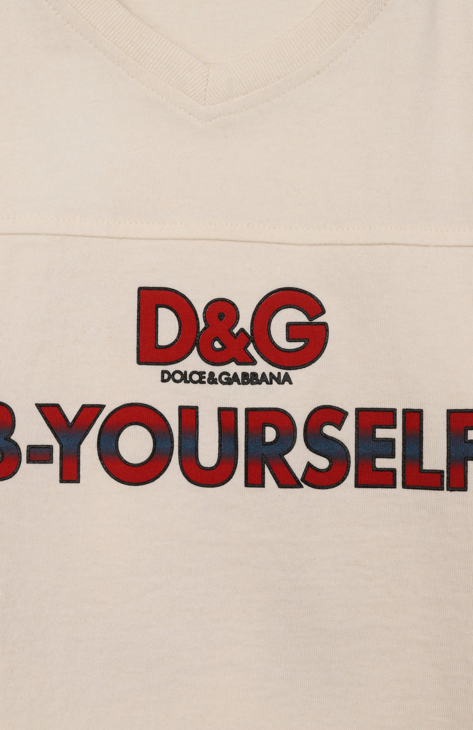 Хлопковая футболка DOLCE & GABBANA, арт. L4JTJZ/G7PUF, фото 3