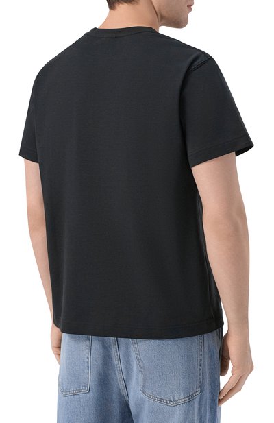 Хлопковая футболка DUNO черного цвета по цене 11100 руб., арт. DUARTE/FAR0, фото 4 Хлопковая футболка DUNO, арт. DUARTE/FAR0, фото 4