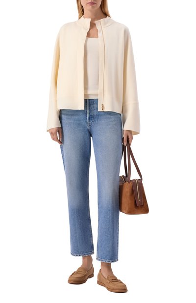 Шерстяной кардиган MAX MARA кремового цвета по цене 87700 руб., арт. MXMSP0RT, фото 2 Шерстяной кардиган MAX MARA, арт. MXMSP0RT, фото 2