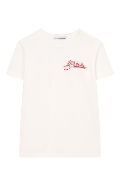 Хлопковая футболка DOLCE & GABBANA, арт. L1JT7W/G7P4Y