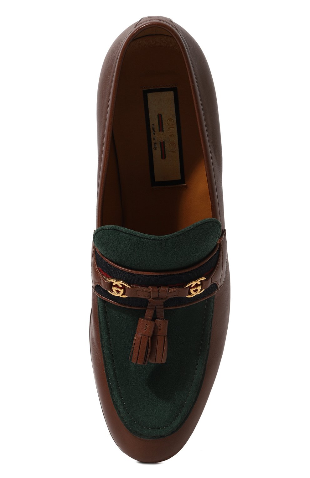 Кожаные лоферы GUCCI, арт. 675650 1W6A0, фото 6