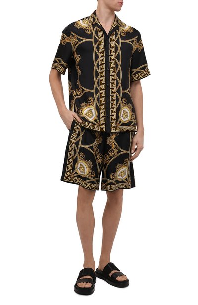 Шелковая рубашка VERSACE, арт. 1003926/1A03043, фото 2
