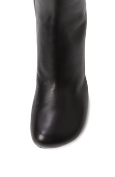 Женские кожаные ботильоны nico BOTTEGA VENETA черного цвета, арт. 816564/VBSD0 | Фото 6 (Драгоценные камни: Проставлено; Подошва: Плоская; Материал сплава: Проставлено; Каблук высота: Средний; Материал внешний: Натуральная кожа; Материал внутренний: Натуральная кожа; Каблук тип: Устойчивый; Материал утеплителя: Без утеплителя)