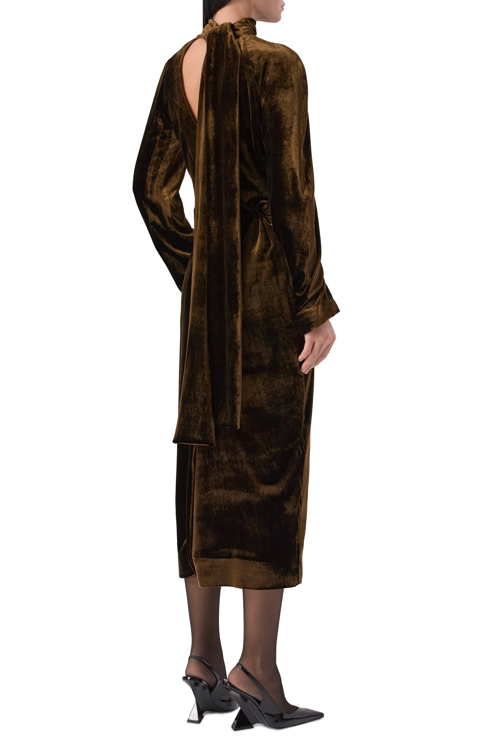 Бархатное платье PETAR PETROV, арт. F25TD17, фото 4