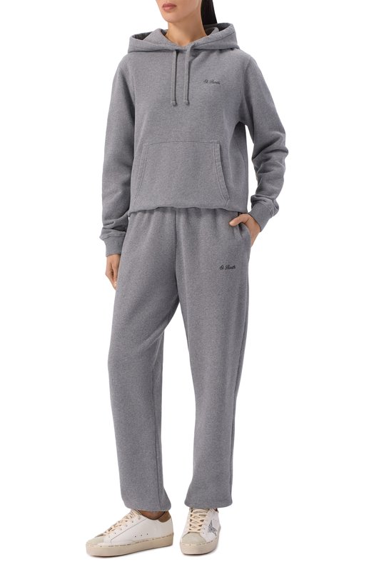 Хлопковое худи MC2 Saint Barth VRG0001-00657I/VIRGINIA Серый  VRG0001-00657I/VIRGINIA Фото 2