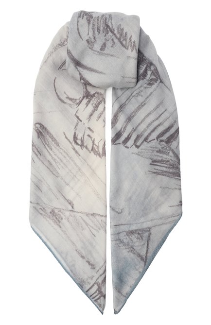 Женская кашемировая шаль KITON, арт. D59767K0943F05